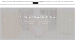 Desktop Screenshot of kosmischeklaenge.com